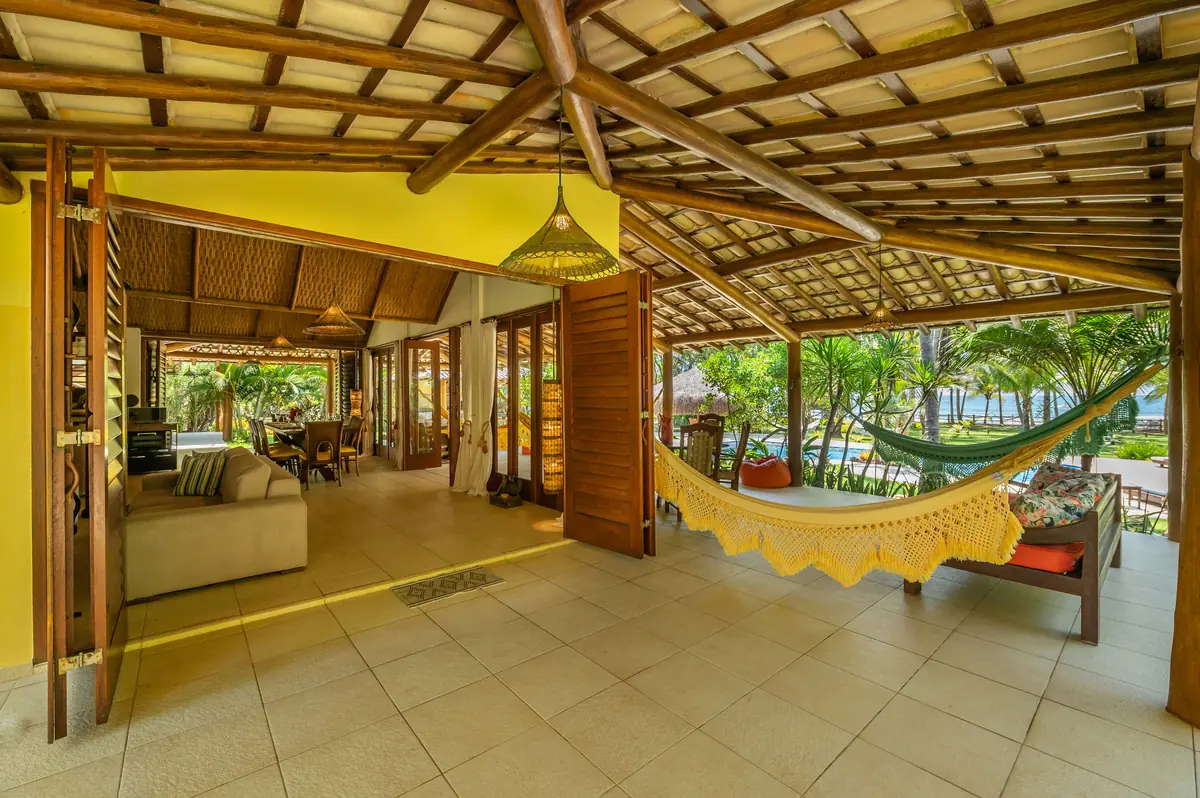 Casa das Palmeiras, área externa